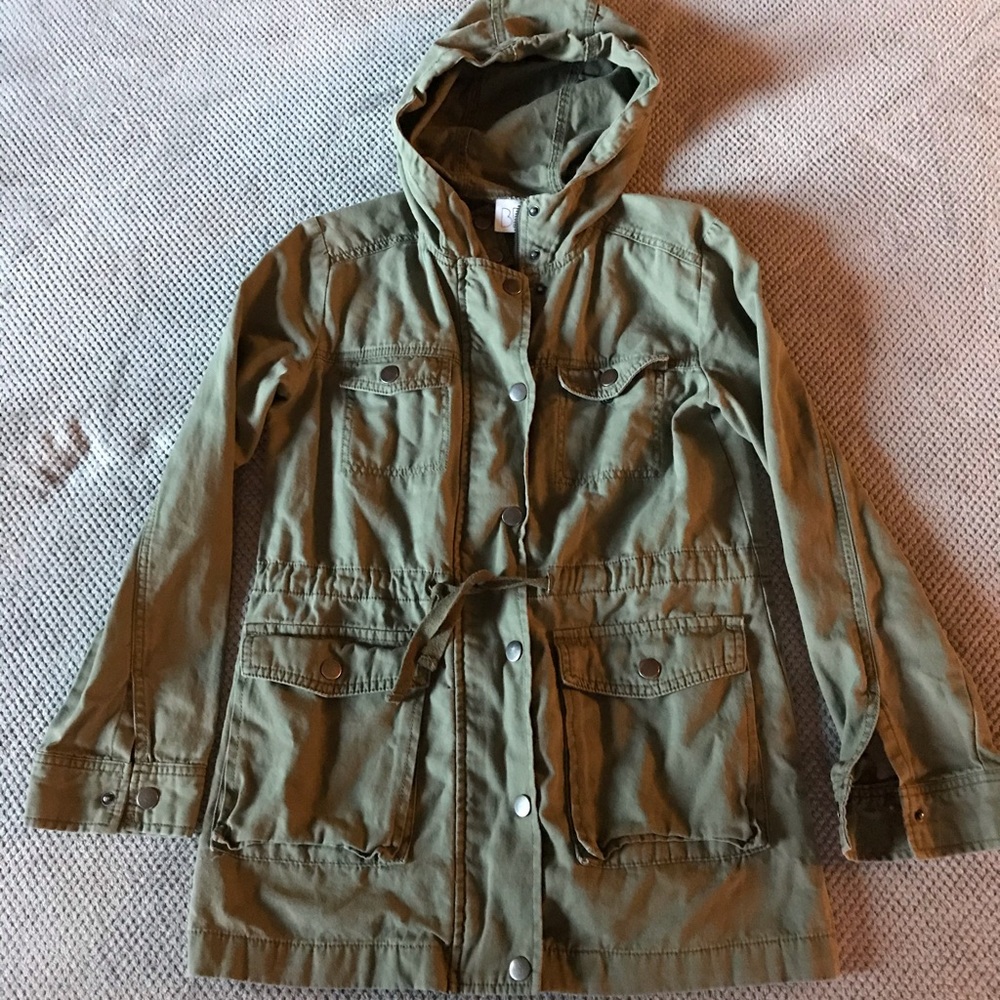 Green Military Jacket Size Small - BP-Lightly Used